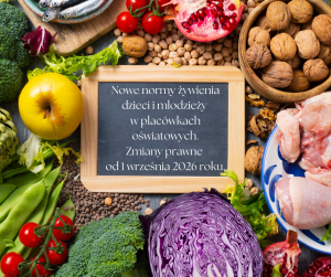 Nowe przepisy żywieniowe w szkołach i przedszkolach od 1 września 2026 roku - szkolenie online